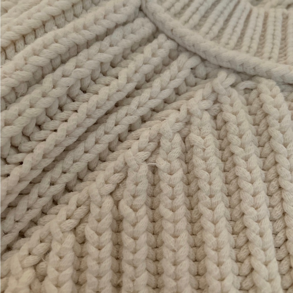 Cotton Ribbed Cropped J. Crew Sweater (M) - Picture 7 of 7